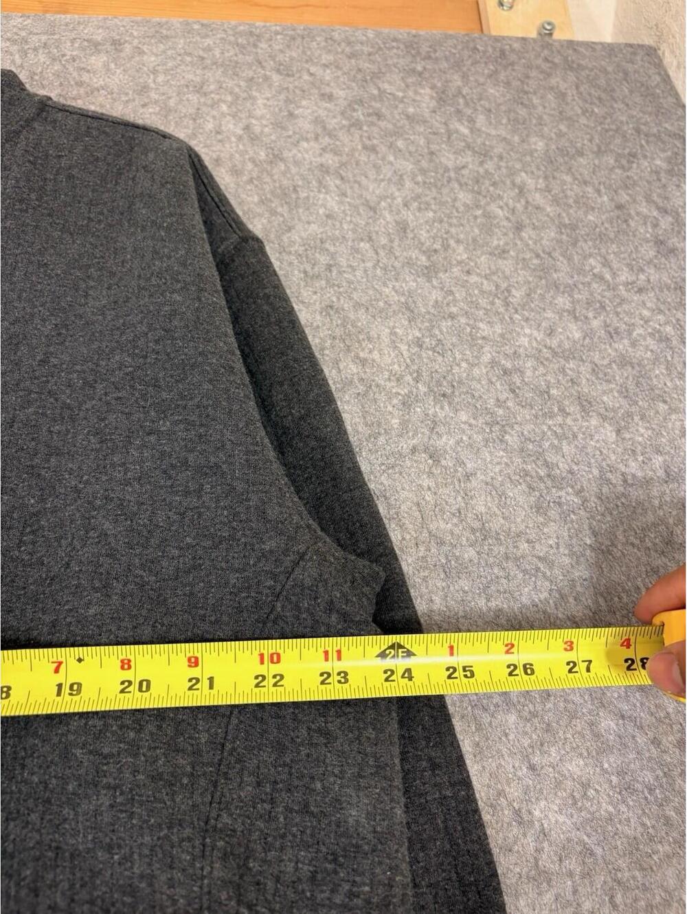 Abercrombie & Fitch YPB Sweatshirt Men Large Gray 1/4 Zip Tech Fleece NWT - Picture 7 of 8